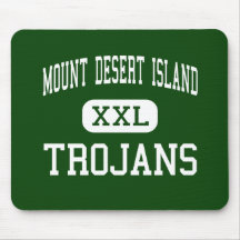 Mount Desert Island - Trojans - Mount Desert Mouse Mat