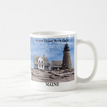 Mount Desert Rock Light, Maine Mug