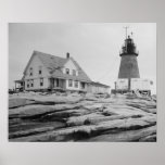Mount Desert Rock Light Station Print