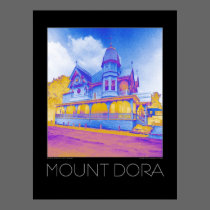 Mount Dora Fine Art Poster - Solarized posters