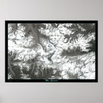 Mount Everest satellite poster photo print map