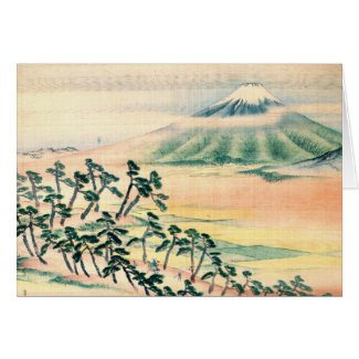 Mount Fuji 1890 Greeting Cards