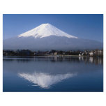 Mount Fuji and reflection in Lake Kawaguchi, Japan Personalized Flyer