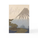 Mount Fuji Under the Snow Greeting Card