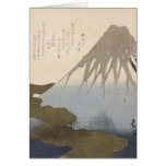Mount Fuji Under the Snow Greeting Card