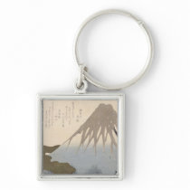 Mount Fuji Under the Snow Key Chain