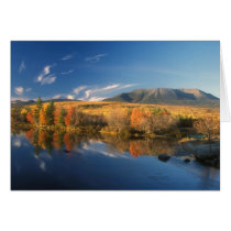 Mount Katahdin Autumn Card
