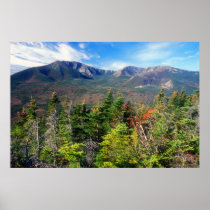 Mount Katahdin from South Turner Mountain Print