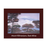 Mount Kilimanjaro, Tanzania Postcard