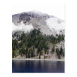 Mount Lassen Volcano in the clouds Post Cards