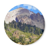 Mount Lassen Volcano Refrigerator Magnet