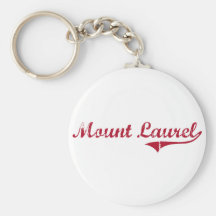 Mount Laurel New Jersey Classic Design Keychains