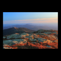 Mount Mansfield Summit Alpine Zone Autumn View posters