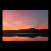 Mount Monadnock Stone Pond Sunrise posters
