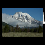 Mount Moran and Clouds Card