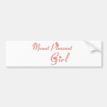 Mount Pleasant Girl tee shirts Bumper Stickers
