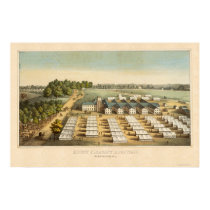 Mount Pleasant Hospitals in Washington, DC 1862 posters