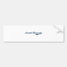 Mount Pleasant Pennsylvania Classic Design Bumper Sticker