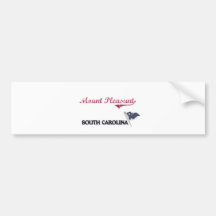 Mount Pleasant South Carolina City Classic Bumper Stickers