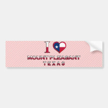 Mount Pleasant, Texas Bumper Sticker