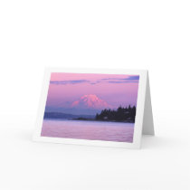 Mount Rainier at Sunset, Washington State. Cards
