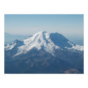 Mount Rainier from air posters