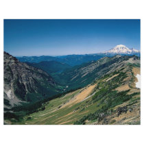 Mount Rainier from the Goat Rocks Wilderness, Wash Full Color Flyer