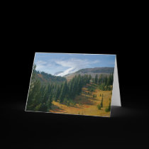 Mount Rainier greeting card cards
