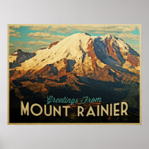 Mount Rainier Posters