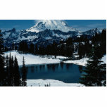 Mount Rainier, Washington State, U.S.A. Winter Acrylic Cut Outs