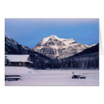 Mount Robson in Winter cards