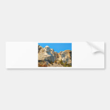 Mount Rushmore Classic View Bumper Sticker