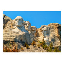 Mount Rushmore Classic View Post Card
