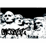 mount rushmore graffiti t-shirts
