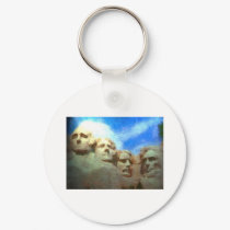 mount rushmore_Painting keychains