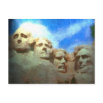 mount rushmore_Painting postcards by firstladycharities mount rushmore_Painting postcards