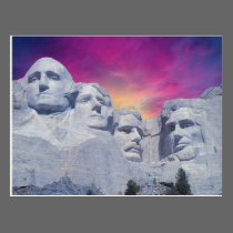 Mount Rushmore, South Dakota, USA Presidents postcards