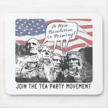 Mount Rushmore Tea Party Gear Mousepads