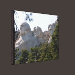 Mount Rushmore Through The Trees Stretched Canvas  canvas prints