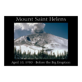 Mount Saint Helens - Pre-Eruption print