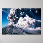 Mount St. Helens Blows Her Top Poster
