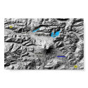 Mount St. Helens Map posters