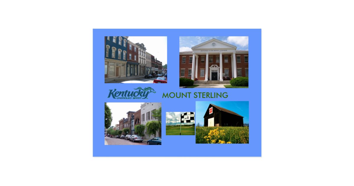 Mount Sterling , Kentucky Postcard Zazzle