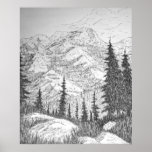 Mount Tallac at Lake Tahoe Poster