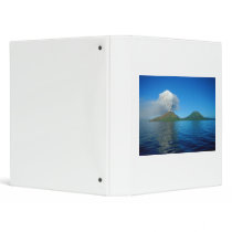 Mount Tarvurvur Eruption in Papua New Guinea Vinyl Binders
