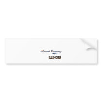 Mount Vernon Illinois City Classic Bumper Sticker