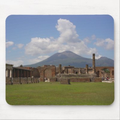 Mount Vesuvius, Pompeii Mouse Pad by Barnabas7