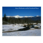 Mount Washington and Presidential Range in Winter Post Card