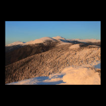Mount Washington and Presidential Range Winter posters