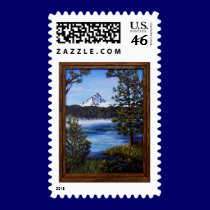 Mount Washington from Big Lake stamps